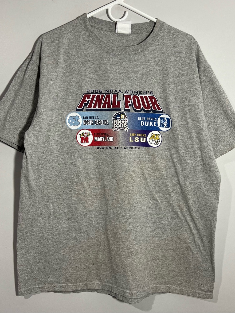 Champion NCAA Womens Final Four March Madness Maryland Duke LSU T-Shirt Adult XL